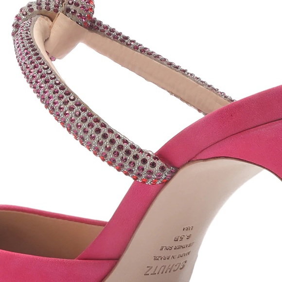 Schutz Pearl Leather Mule - Picture 2 of 6